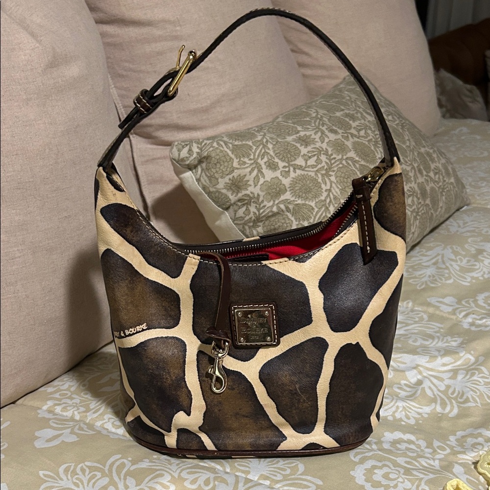 Dooney & Bourke Giraffe Print Hobo Bag